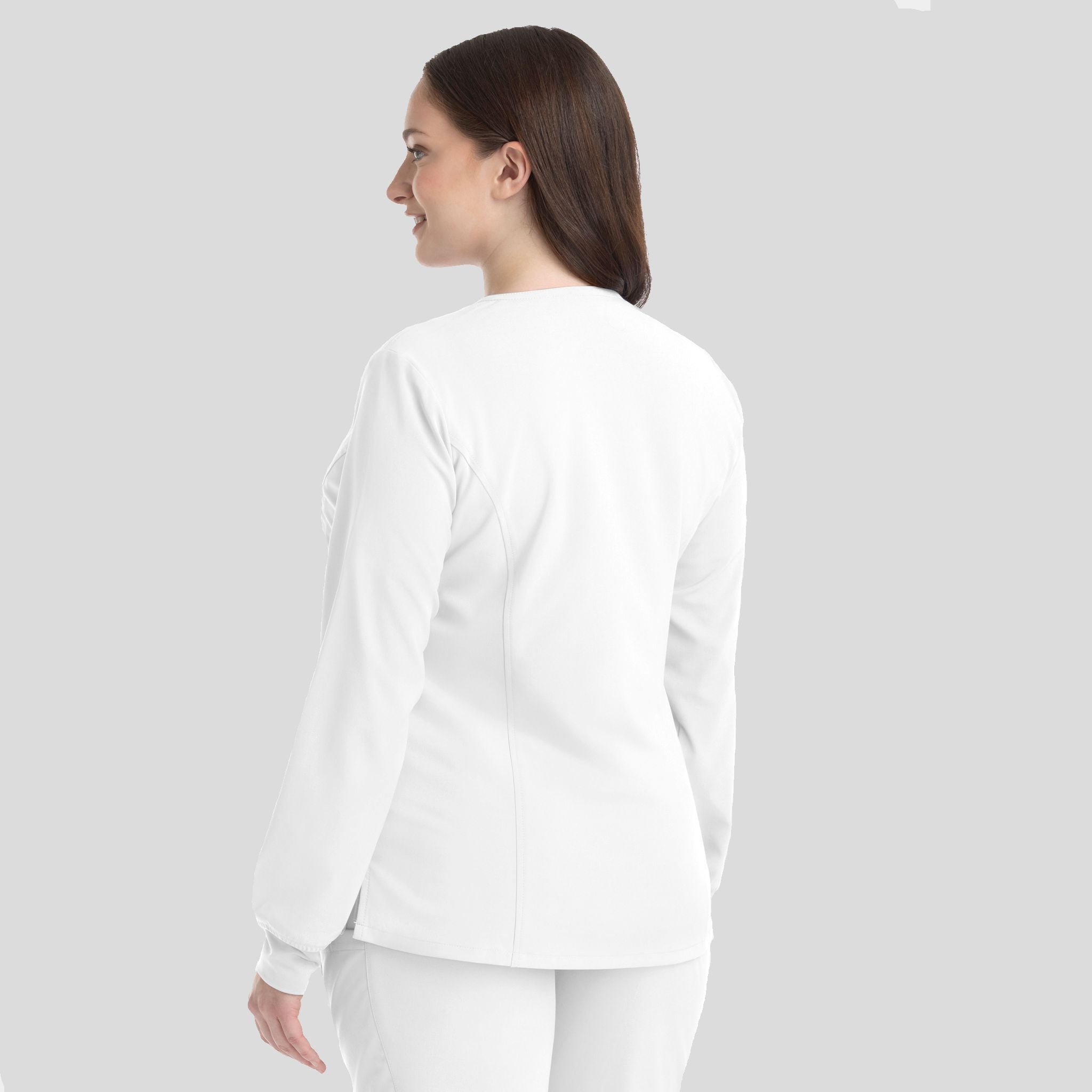 Women’s Snap Jacket | White